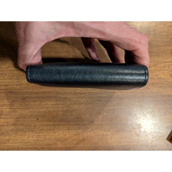 Fossil Wallet Snap Close Zipper Pouch Retro Cute Jean Pocket Size 4x3x1” - Picture 10 of 11